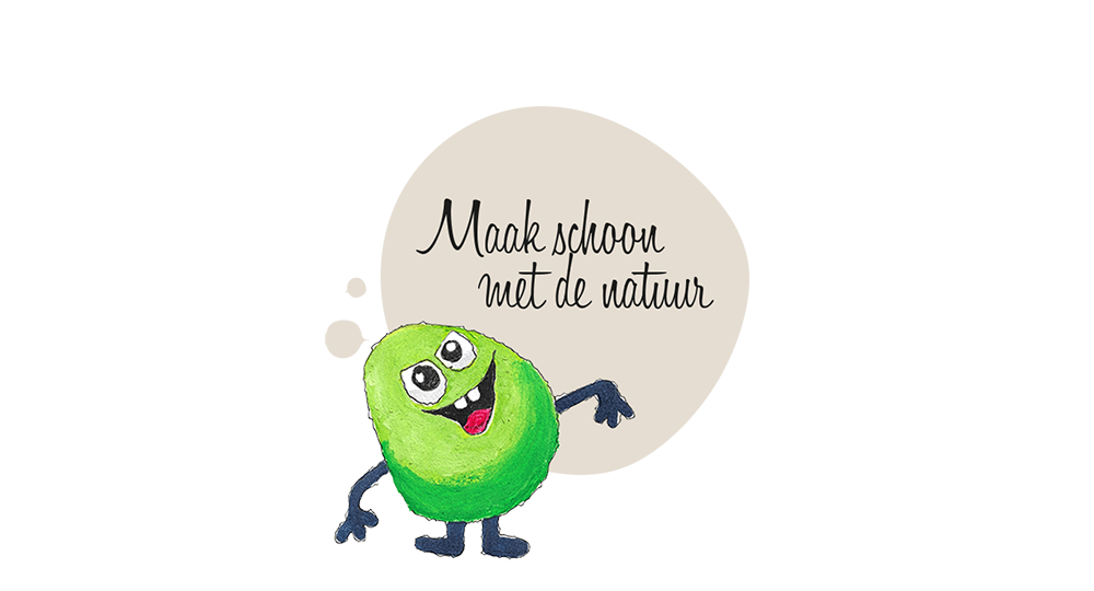 Maak schoon met de natuur