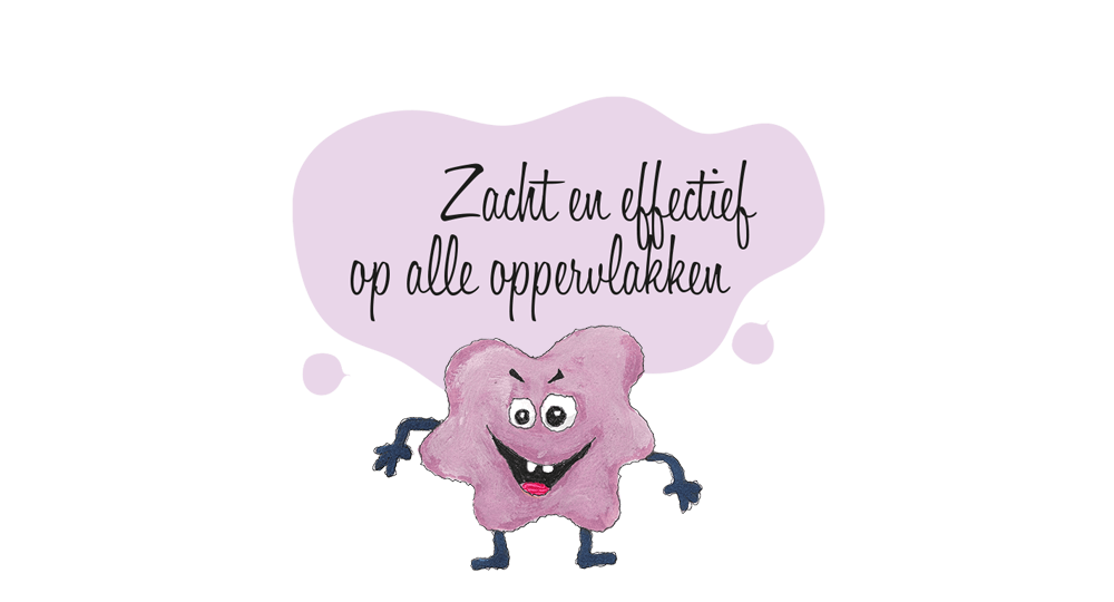 zacht en effectief op alle oppervlakken